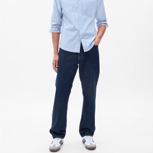 Gap straight dark wash jeans